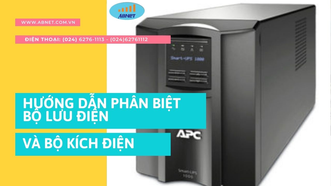phân biệt máy kích điện và bộ lưu điện UPS
